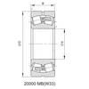 Ostatnia szansa Prema B2B - Łożysko baryłkowe ACCOR 23220 MC3W33100x180x60|ACCOR