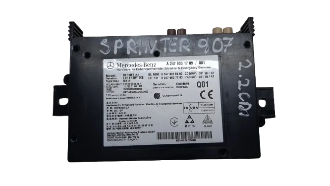 Dostępne od ręki MERCEDES SPRINTER 907 MODUŁ RADIA A2479001709