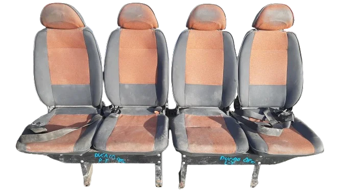 Promocja DUCATO BOXER JUMPER 08R- FOTEL FOTELE TYŁ TYLNE KOMPLET