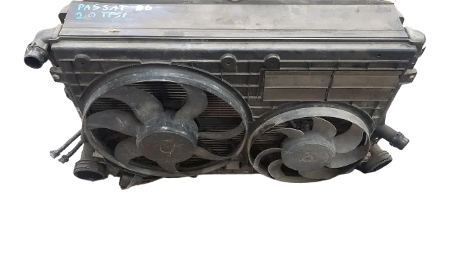 Zniżka VW PASSAT B6 2.0 TFSI CHŁODNICA WODY KLIMY INTERCOOLER WENTYLATORY