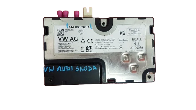 VW SKODA AUDI STEROWNIK MODUŁ ONLINE 14A035284A Niska cena