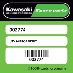 UTV MIRROR RIGHT Nowy