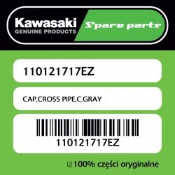 Łatwy zwrot CAP,CROSS PIPE,C.GRAY