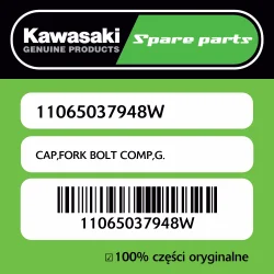 Taniej CAP,FORK BOLT COMP,G.
