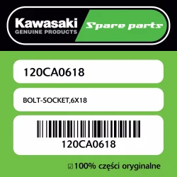 Śruba imbusowa 6X18 Kawasaki Hit sprzedaży