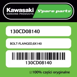 Bezpieczne zakupy Śruba z kołnierzem 8X140 Kawasaki