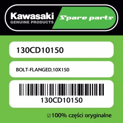 Śruba z kołnierzem 10X150 Kawasaki Obniżka ceny