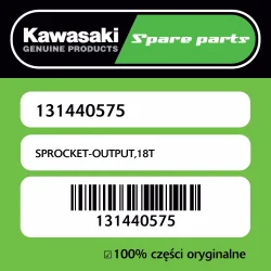 Super okazja Zębatka przednia 18T Kawasaki