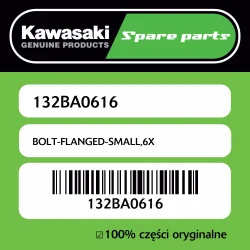 Śruba mała z kołnierzem 6X Kawasaki Bestseller