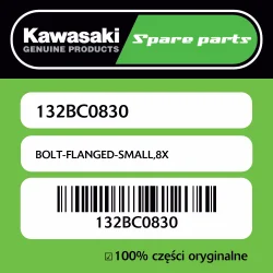 Śruba mała z kołnierzem 8X Kawasaki Obniżka ceny