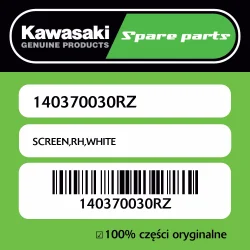 SCREEN,RH,WHITE Szybka dostawa