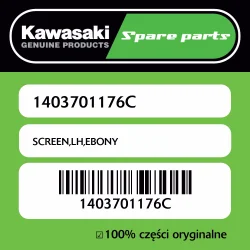 Łatwy zwrot SCREEN,LH,EBONY