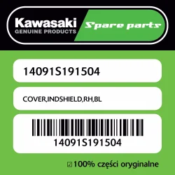 COVER,INDSHIELD,RH,BL Oferta czasowa