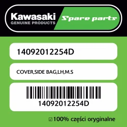 COVER,SIDE BAG,LH,M.S Nie przegap
