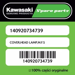 Rabat COVER,HEAD LAMP,M.F.S