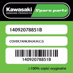 COVER,TANK,RH,M.M.C.G Do wyczerpania zapasów