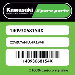 COVER,TANK,RH,P.B.WHI Kup online