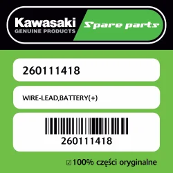 WIRE-LEAD,BATTERY(+) Taniej