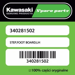 Do wyczerpania zapasów STEP,FOOT BOARD,LH