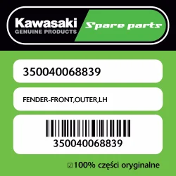 FENDER-FRONT,OUTER,LH Szybka wysyłka