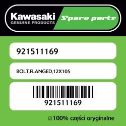 Premium Śruba z kołnierzem 12X105 Kawasaki