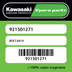 Bezpieczne zakupy Śruba 6X14 Kawasaki
