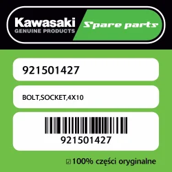 Darmowa dostawa Śruba imbusowa 4X10 Kawasaki