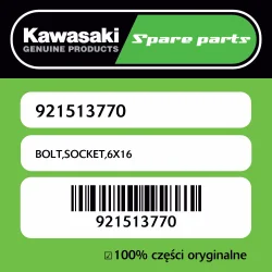 Śruba imbusowa 6X16 Kawasaki Oferta czasowa