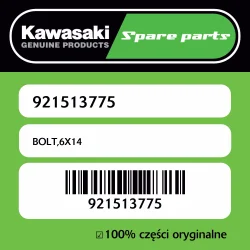 Oferta czasowa Śruba 6X14 Kawasaki