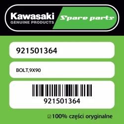 Śruba 9X90 Kawasaki Nowość