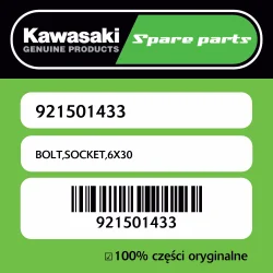 Wysoka jakość Śruba imbusowa 6X30 Kawasaki