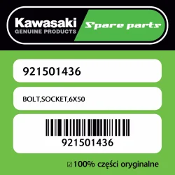 Śruba imbusowa 6X50 Kawasaki Dodaj do koszyka