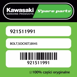 Wybór klientów Śruba imbusowa 8X45 Kawasaki
