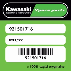 Kup teraz Śruba 6X55 Kawasaki