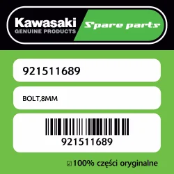 Śruba 8MM Kawasaki Tylko dziś