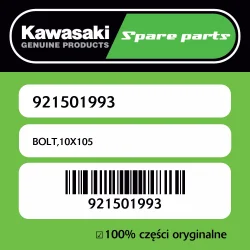 Oferta limitowana Śruba 10X105 Kawasaki
