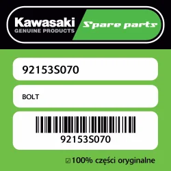 Obniżka ceny Śruba Kawasaki