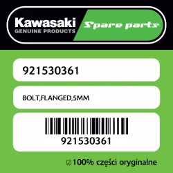 Śruba z kołnierzem 5MM Kawasaki Ekspresowa dostawa