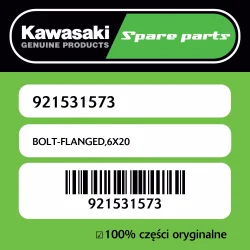 Wyprzedaż Śruba z kołnierzem 6X20 Kawasaki