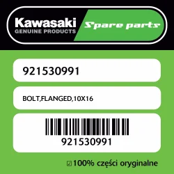 Śruba z kołnierzem 10X16 Kawasaki Zamów dziś