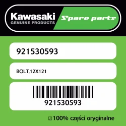 Śruba 12X121 Kawasaki Ekspresowa dostawa