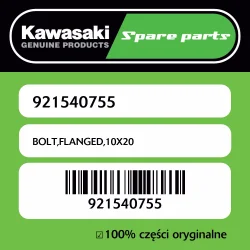 Hit cenowy Śruba z kołnierzem 10X20 Kawasaki