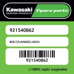 Do wyczerpania zapasów Śruba z kołnierzem 10X35 Kawasaki