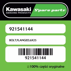 Hit sprzedaży Śruba z kołnierzem 6X25 Kawasaki