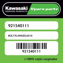 Wyprzedaż Śruba z kołnierzem 6X10 Kawasaki