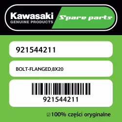 Oferta Śruba z kołnierzem 8X20 Kawasaki