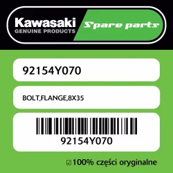 Premium Śruba z kołnierzem 8X35 Kawasaki