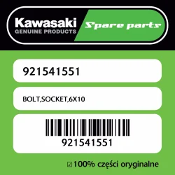 Śruba imbusowa 6X10 Kawasaki Kup online