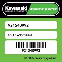 Śruba z kołnierzem 8X40 Kawasaki Zamów teraz
