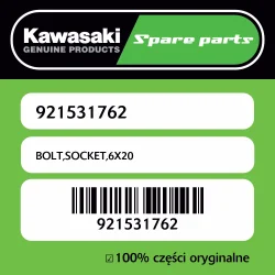 Tani Śruba imbusowa 6X20 Kawasaki